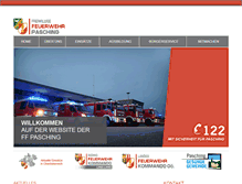 Tablet Screenshot of feuerwehr.pasching.at
